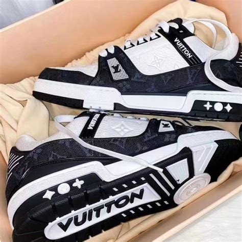 lv trainers womens black|louis vuitton sneakers women 2021.